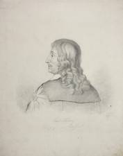 Friedrich Preller (1804-1878) Zeichnung, Karl Ludwig Kurfürst von der Pfalz 1835