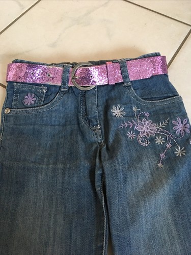 Schicke jeans flare blumen - schicke,