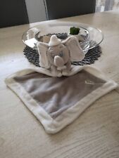 Nicotoy Schmusetuch Dumbo Disney Elefant  Schnuffeltuch Grau Weiß 