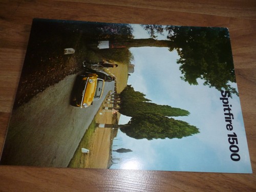 Triumph spitfire 1500 prospekt - triumph,