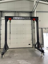 Portalkran Kran Mobil Bootskran Boot Anhänger Container Boot LKW Kettenzug NEU