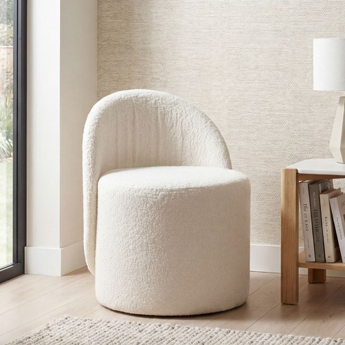 Sitzhocker teddy stoff 40cm - teddy,