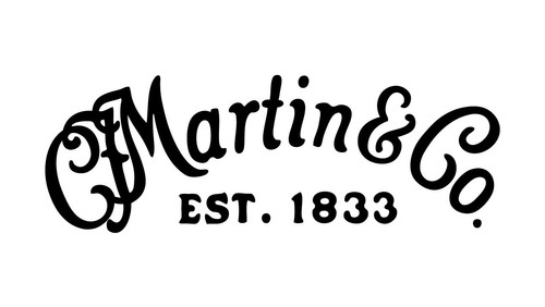 Martin guitars klebeschrift - martin,