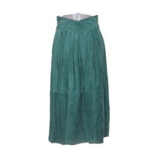 Lederrock, Größe: 38, Grün