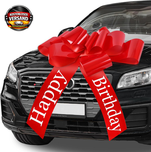 Große auto geschenkschleife - große, auto-geschenkschleife
