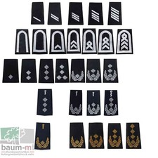 Rangschlaufen für Schulterklappen der Deutschen Bundeswehr schwarz Heer Neu Arzt