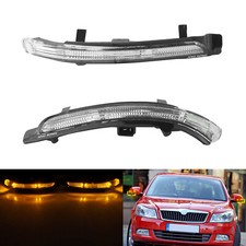 Klar LED Spiegelblinker für