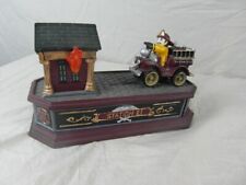 Spardose Feuerwehr Gusseisen Bank Mechanisch Beweglich Antik Stil  Schwer o5c5