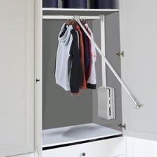 Klappbarer Ausziehbarer Kleiderlift Garderoben Lift Wardrobelift Schrank vers...