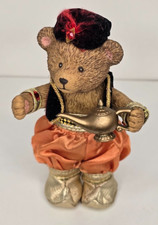 DSCHINN RUSS TEDDY TOWN BEAR COLLECTION SAMMLERFIGUR AUS 1990 VINTAGE BÄR 12 cm