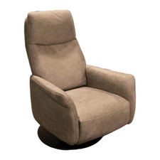 himolla Relaxsessel 9061 Stoff K-Nevada Farbe Asche Drehgestell Anthrazit 