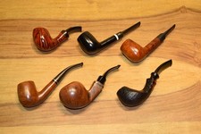 6 Pfeifen - Pfeifen Konvolut - verschiedene Hersteller - gereinigt