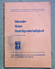 DDR Broschüre SCHRAUBE MOTOR