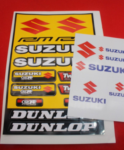 Suzuki motorrad aufkleber set - suzuki,