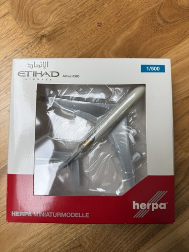 Herpa wings 500 etihad - herpa, 1:500