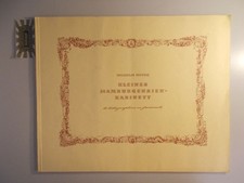 Kleines Hamburgensien-Kabinett. 36 Lithographien en facsimilé. Erlesene Kunstblä