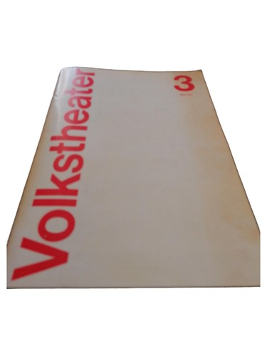 Volkstheater programmheft heft - programmheft,
