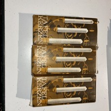3X Original DDR Tafelkerzen |