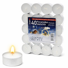 Pyramiden teelichter 40er set - pyramiden,