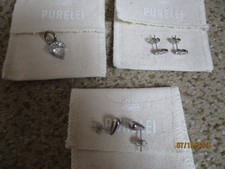 Purelei - 2 Paar Ohrringe und ein Kettenanhänger in Silber