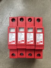 Überspannungsschutz Dehn Reiheneinbau Rot 4 Teileinheiten