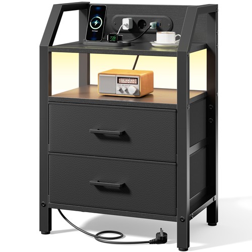Nachtschrank nachttisch mit - nachtschrank,