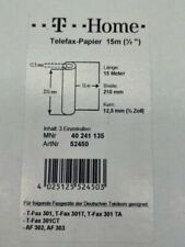 T-Home-Telefax-Papier 15m (½") 3 Thermo T-Fax 301, T-Fax 301T, T-Fax 301 TA