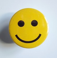 Smiley - kleines Knopfabzeichen - 25 mm Durchmesser
