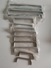 13 Möbelgriffe Edelstahl mattsilbern  Schrankgriff, Küchengriff, Schubladen