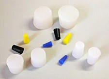 Gummistopfen konisch Silikon Laborstopfen Stopfen Verschluß Pfropf Blindstopfen