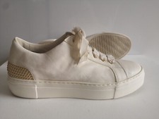 Damen Schuhe Sneaker Schnürer  AGL Attilio Giusti Leombruni Gr 41 weiß Leder