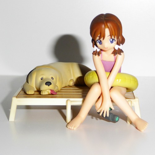 Mädchen mit hund - mädchen, gashapon