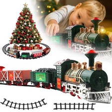 Elektrischer Zug Set Weihnachtszug Kinder Eisenbahn Elektrische Eisenbahnsets DE