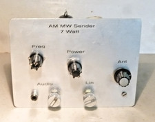Mittelwellen  Sender  Röhren Short wave Transmitter 7 Watt