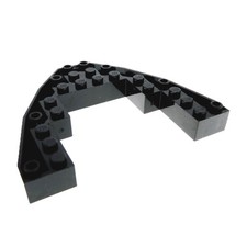 1x Lego Boot Rumpf Platte 8x10x1 schwarz Bug Reling Piraten Schiff 4113269 2622