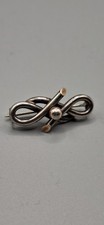 Designer 800er Silber-Brosche