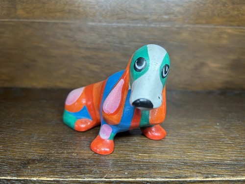 Vintage basset dackel figur - basset,,