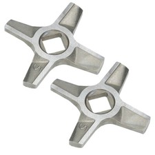 2x Fleischwolf Klinge, Stahl