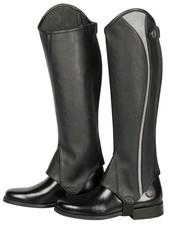 Harrys Horse Lederchaps Palermo mit Glitter schwarz Minichaps Reitchaps
