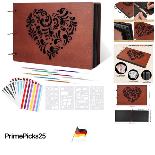 Holz fotoalbum scrapbooking - holz,