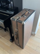 Antiker Überseekoffer Kleiderkoffer Kofferschrank 80/48/25 cm, ca. 150 Jahre alt