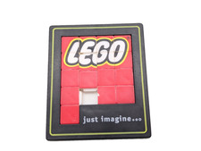 LEGO Schiebepuzzle Fax Logo Minifigur Sliding Puzzle Werbung Vintage Spiel  RAR