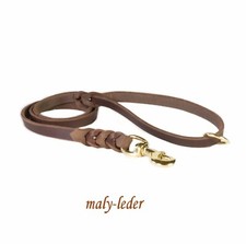 Hundeleine,Fettlederleine 1m