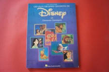Les plus Grandes Chansons de Disney .Songbook Notenbuch .Piano Vocal Guitar PVG