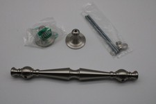 Stoßgriff Türgriff Haustürbeschlag aus Messing - Edelstahl Optik Länge 250 mm