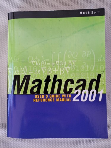 Mathcad mathsoft 2001 - mathcad,