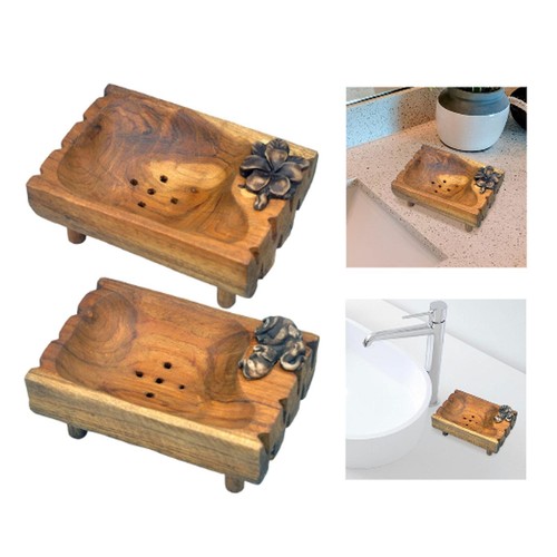 Seifenschale aus holz leicht - aus,