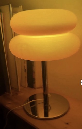 Moderne tischlampe orange - moderne, in