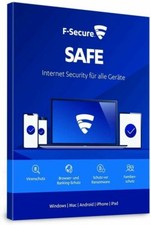 F-Secure Safe  2024/2025 • 1 - 10 Geräte 15 Monate, 1, 2 oder 3 Jahre Download