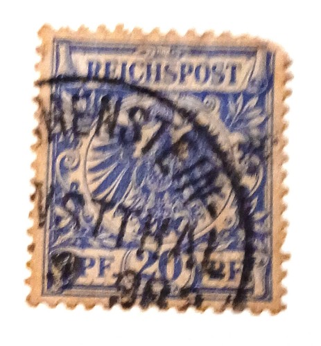 Briefmarke reichspost - reichspost,